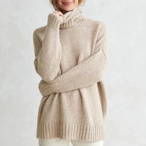 New Jenni kayne Alpaca Cocoon Turtleneck